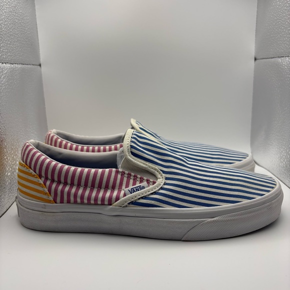 Vans Classic Slip-on Deck Club Mix Stripes 7 sneakers walking casual - Picture 10 of 10